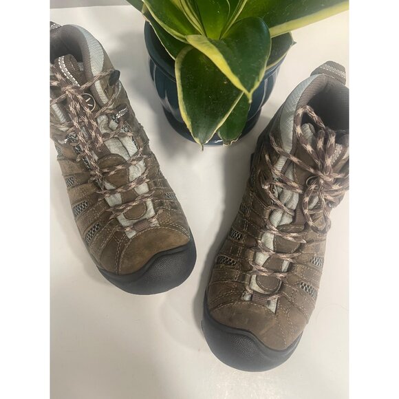 Keen Unisex Targhee II Mid Waterproof Hiking Boots Size 9W, 8M  Okive Brown - Picture 2 of 13